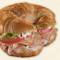 Smoked Turkey on Croissant